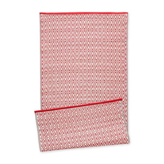 DII® Rust Diamond Outdoor Rug, 3ft. x 6ft.